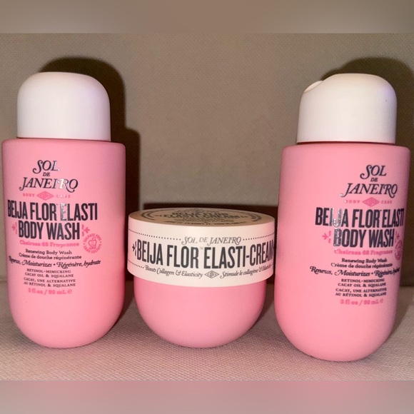 Sol de Janeiro Chierosa 68 Beija Flor Elasti Bodywash (2) & 50 ml body butter,New Products : American Fashion Style Bags On Sale